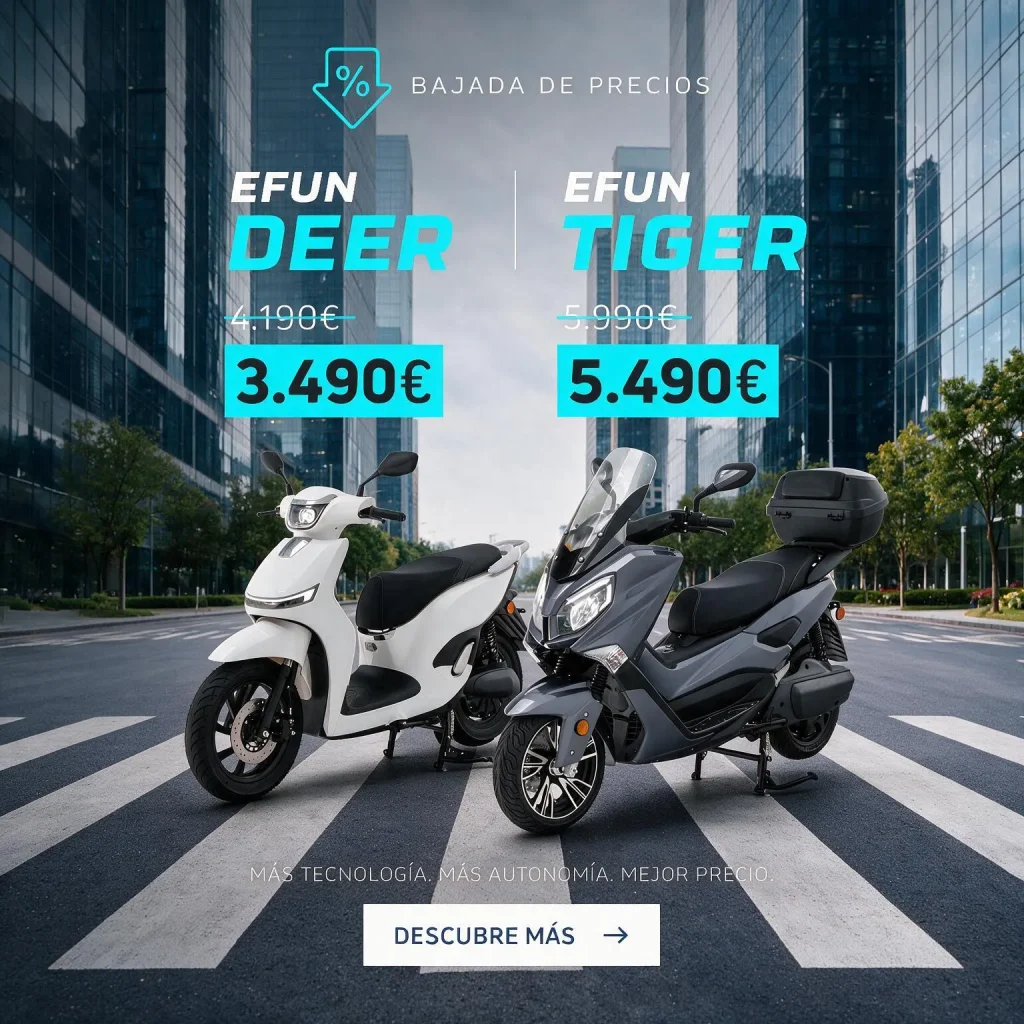 Bajada de precios Efun deer y Efun Tiger
