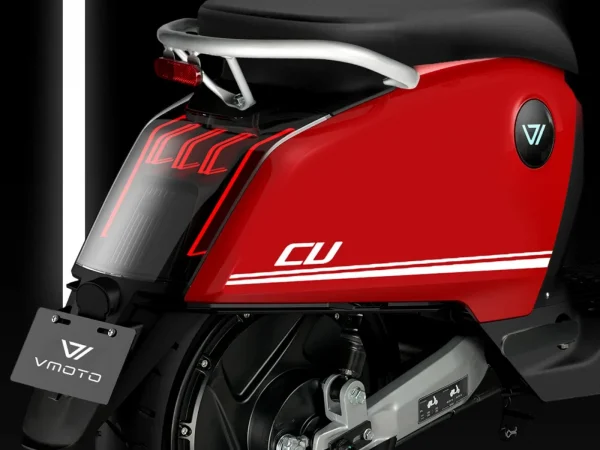 Moto electrica Vmoto CU parte trasera